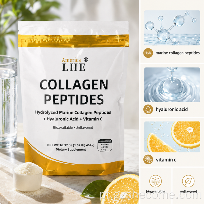 Shecome Marine Collagen Peptides Powder Skin Joint Health